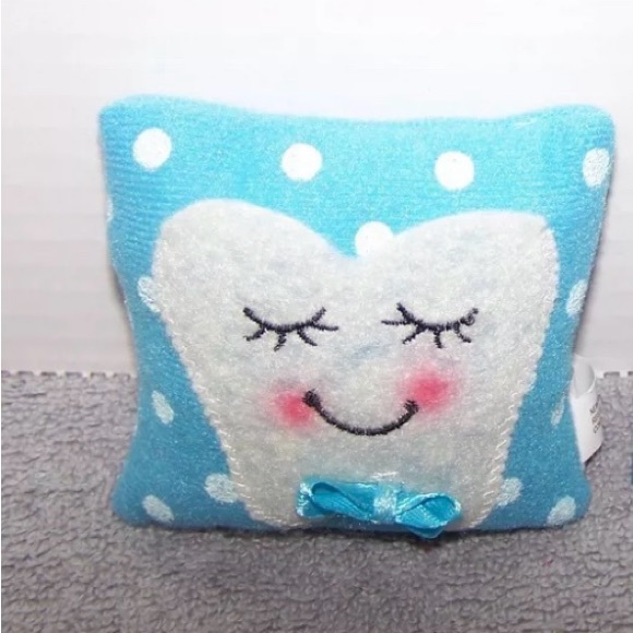 Boy’s Blue Tooth Fairy Pillow by Ganz - Picture 1 of 1